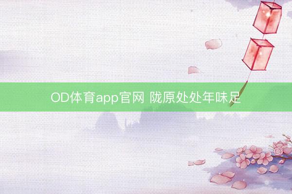 OD体育app官网 陇原处处年味足