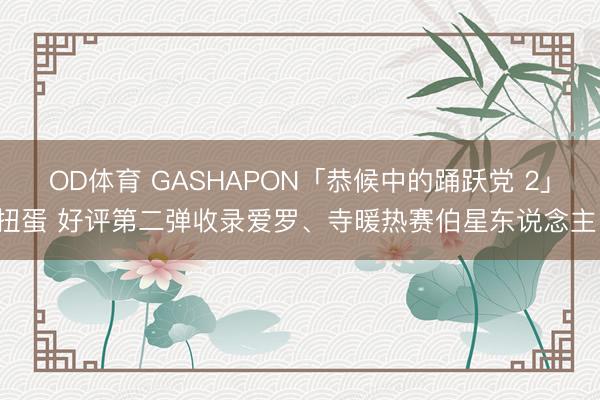 OD体育 GASHAPON「恭候中的踊跃党 2」扭蛋 好评第二弹收录爱罗、寺暖热赛伯星东说念主!