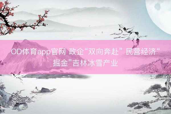 OD体育app官网 政企“双向奔赴” 民营经济“掘金”吉林冰雪产业