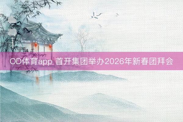 OD体育app 首开集团举办2026年新春团拜会